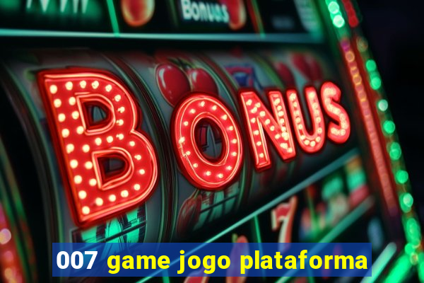 007 game jogo plataforma